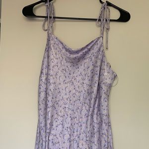 Purple with yellow flowers Zara mini dress